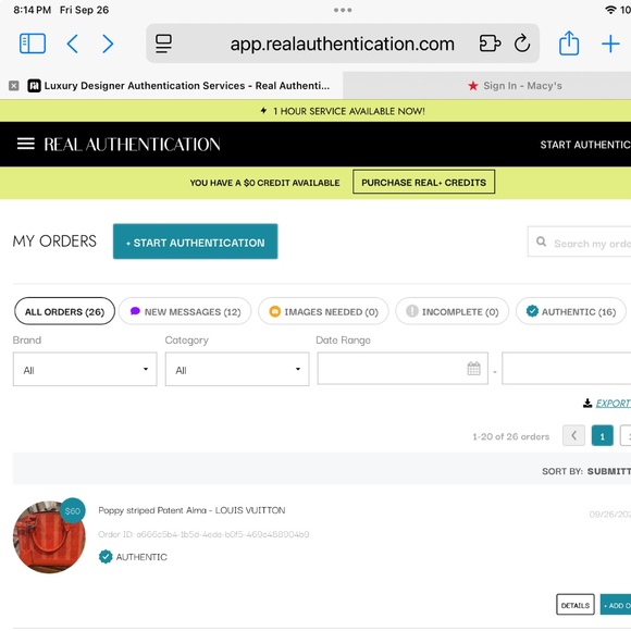 RARE! Louis Vuitton Alma BB  Vernis Poppy Rayures Pomme D'Amour EUC - Picture 7 of 15